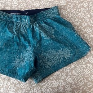 Pineapple print hiking shorts / swim shorts / board shorts